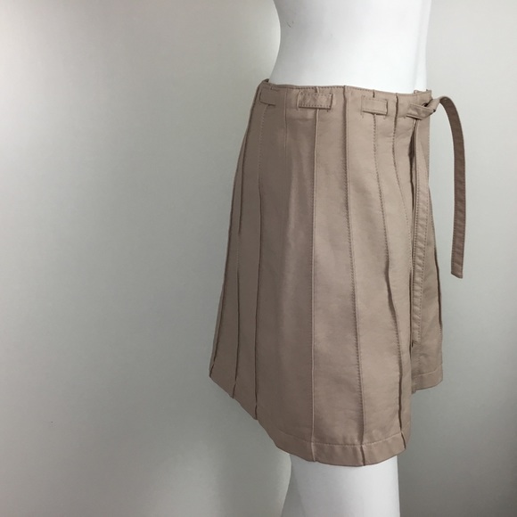 Free People Vegan Leather Skirt Sz 6 NEW - Picture 2 of 7